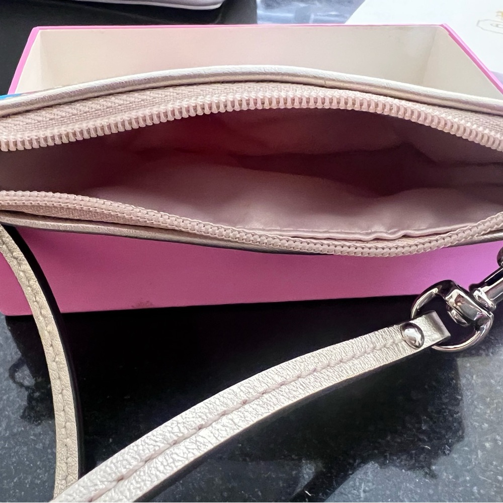 Coach Colorful Striped Wristlet - Picture 3 of 4